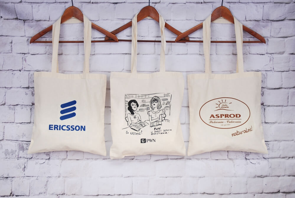 torby bawełniane reklamowe z nadrukiem firmowym